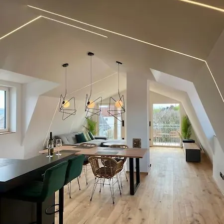Apartmán Penthouse Alpenblick Kempten